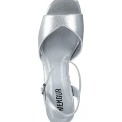 Menbur 25600, Plateau-Sandaletten, Damen, Grau