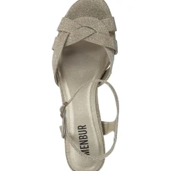 Menbur 24971, Plateau-Sandaletten, Damen, Mehrfarbig