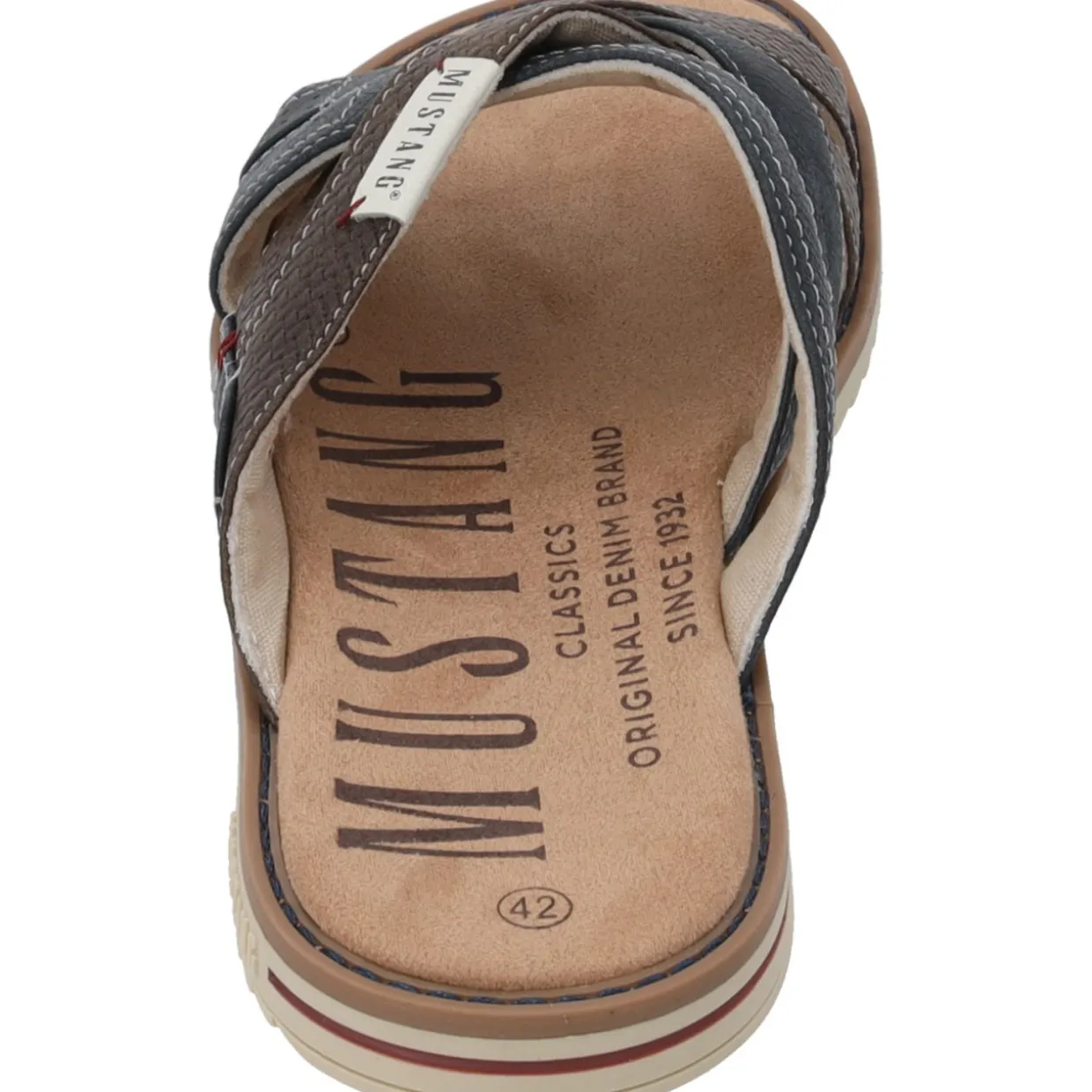 Mustang 4152706, Pantoletten & Badeschuhe, Herren, Blau