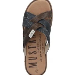 Mustang 4152706, Pantoletten & Badeschuhe, Herren, Blau