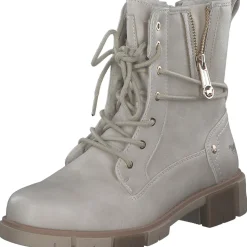 Mustang 1443602-243, Schnürstiefel, Damen, Beige (Ivory)