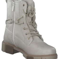 Mustang 1443602-243, Schnürstiefel, Damen, Beige (Ivory)