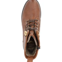 Mustang 1441501, Stiefeletten, Damen, cognac