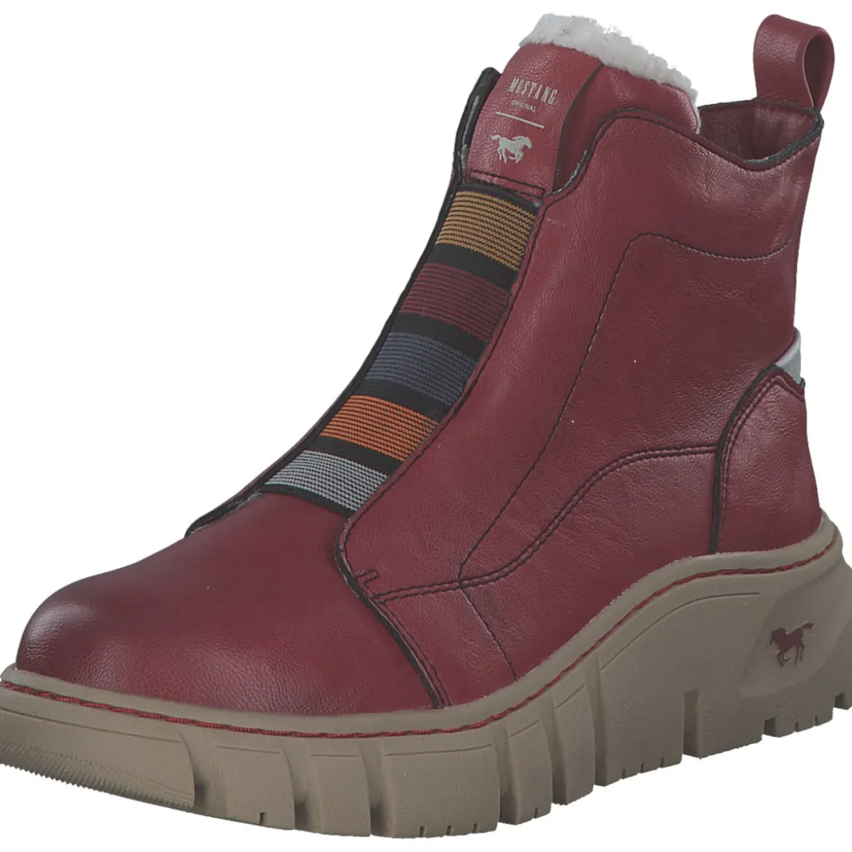 Mustang 1499606, Winterstiefeletten, Damen, Rot