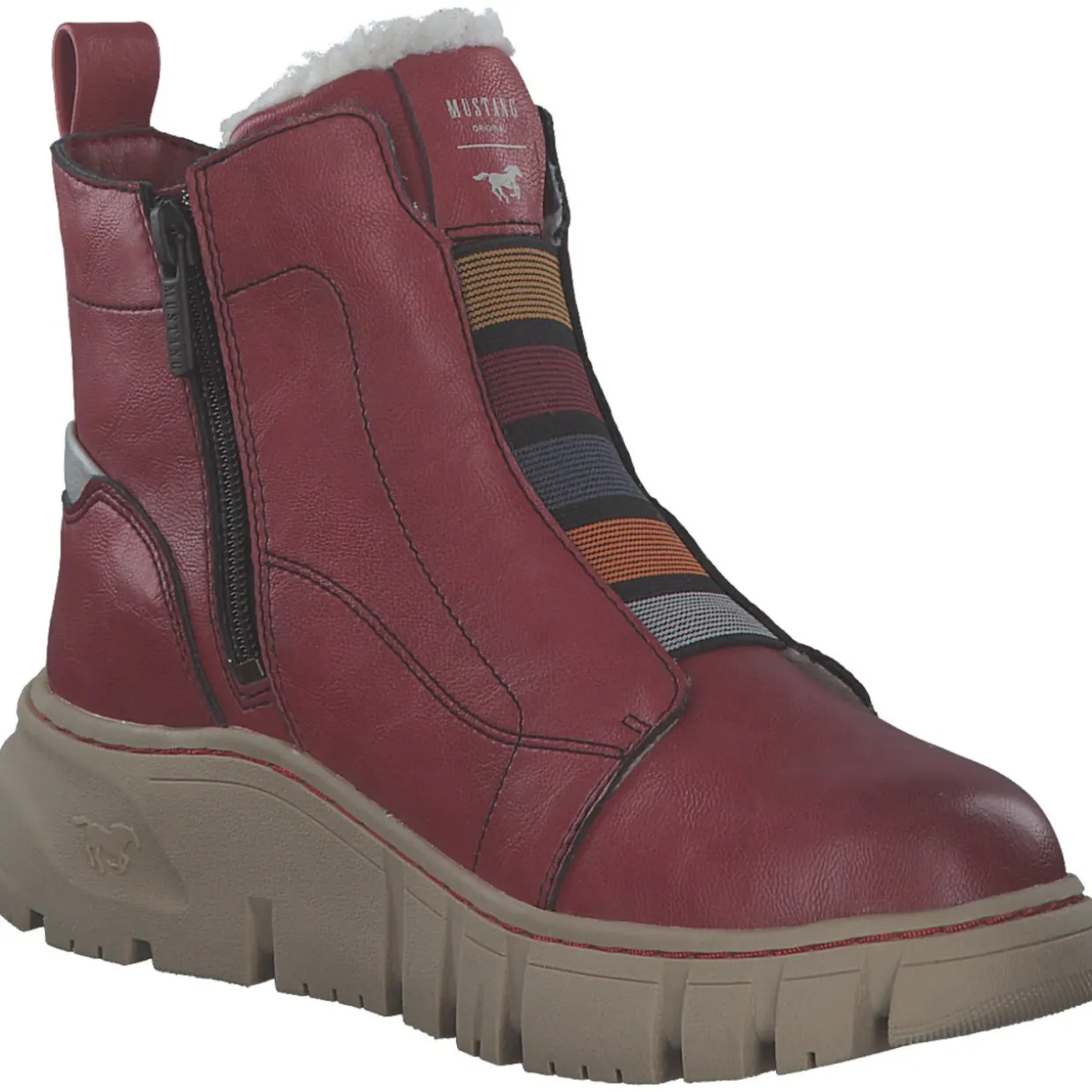 Mustang 1499606, Winterstiefeletten, Damen, Rot