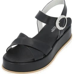 NeroGiardini E410740D, Keilsandaletten, Damen, Schwarz