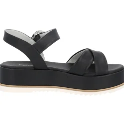 NeroGiardini E410740D, Keilsandaletten, Damen, Schwarz