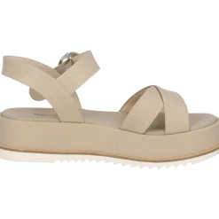 NeroGiardini E410740D, Keilsandaletten, Damen, Lino (Beige)