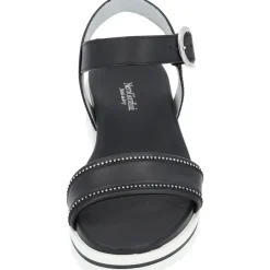 NeroGiardini E307812D, Keilsandaletten, Damen, Schwarz (Black)