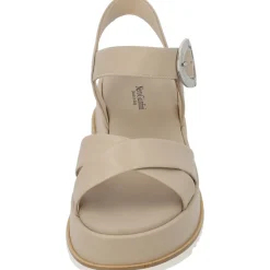 NeroGiardini E410740D, Keilsandaletten, Damen, Lino (Beige)