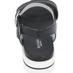 NeroGiardini E307812D, Keilsandaletten, Damen, Schwarz (Black)