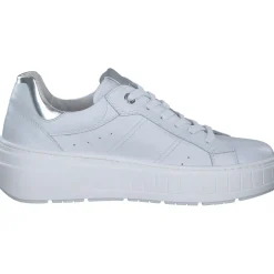 NeroGiardini E513093D, Schnürschuhe, Damen, bianco/argento