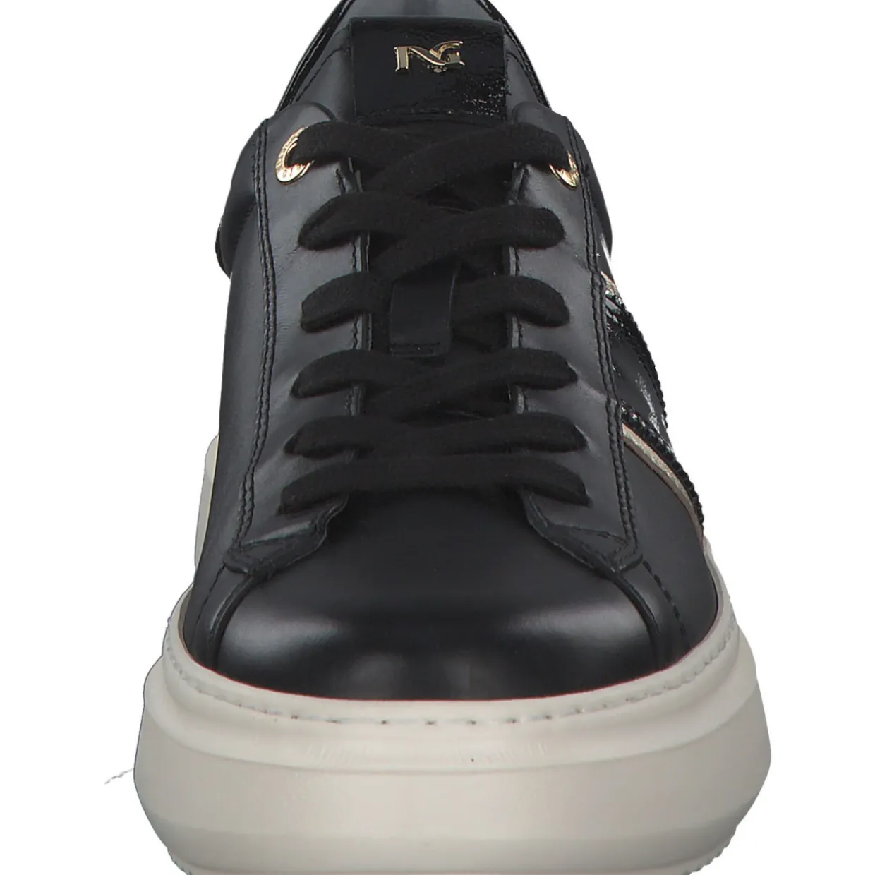 NeroGiardini I308430D, Schnürschuhe, Damen, Schwarz