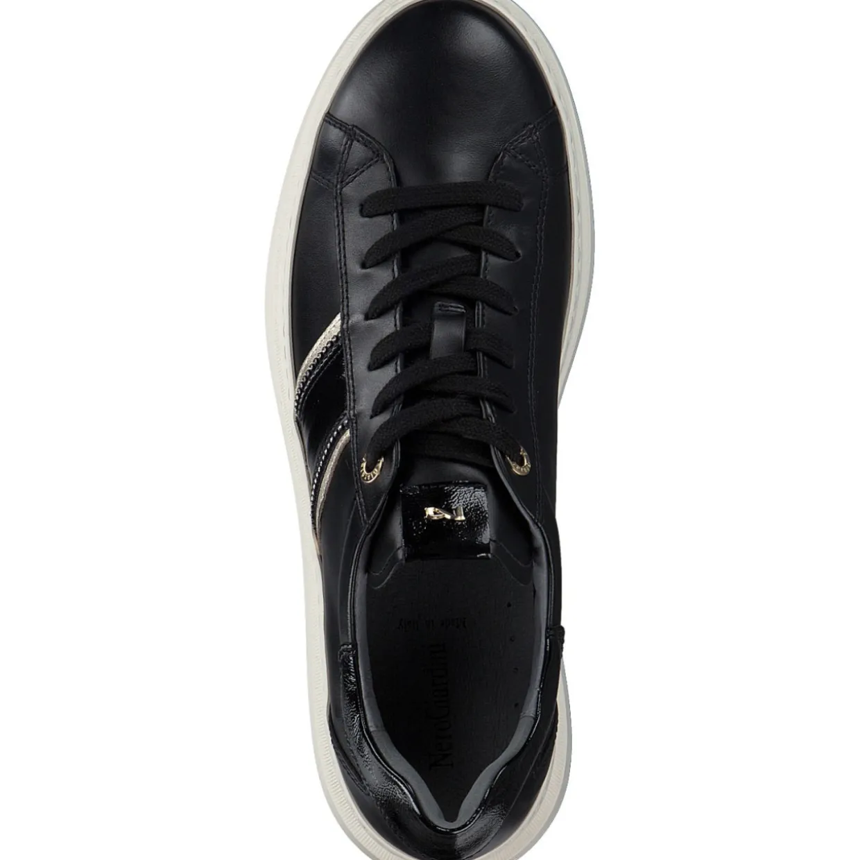 NeroGiardini I308430D, Schnürschuhe, Damen, Schwarz