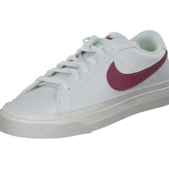 Nike Court Legacy DH3161, Sneakers Low, Damen, white/rosewood/sail pearl pink