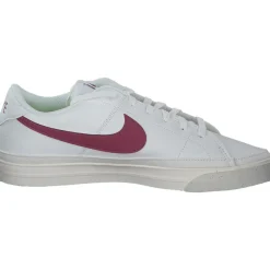 Nike Court Legacy DH3161, Sneakers Low, Damen, white/rosewood/sail pearl pink