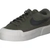 Nike Court Legacy Lift DM7590, Schnürschuhe, Damen, medium olive/black-sail-team o
