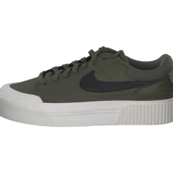 Nike Court Legacy Lift DM7590, Schnürschuhe, Damen, medium olive/black-sail-team o