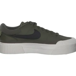 Nike Court Legacy Lift DM7590, Schnürschuhe, Damen, medium olive/black-sail-team o