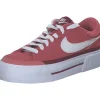 Nike Court Legacy Lift FJ1986, Schnürschuhe, Damen, adobe/white-team red-dragon re