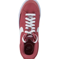 Nike Court Legacy Lift FJ1986, Schnürschuhe, Damen, adobe/white-team red-dragon re