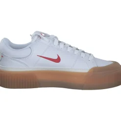 Nike Court Legacy Lift FV5526, Schnürschuhe, Damen, white/univ red-gum yellow-sail