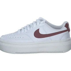 Nike Court Vision DZ5394, Schnürschuhe, Damen, white/team red-sail