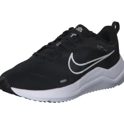 Nike Downshifter 12 DD9294, Sneakers Low, Damen, black/white-smoke grey-platinu
