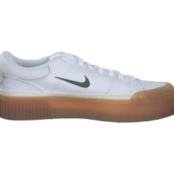 Nike FV5526-100 Court Legacy Lift, Schnürschuhe, Damen, white/vint green-gum yellow-sa