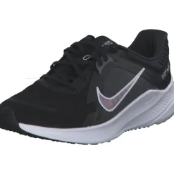 Nike Quest 5 DD9291, Schnürschuhe, Damen, black/white iron grey/sk smoke
