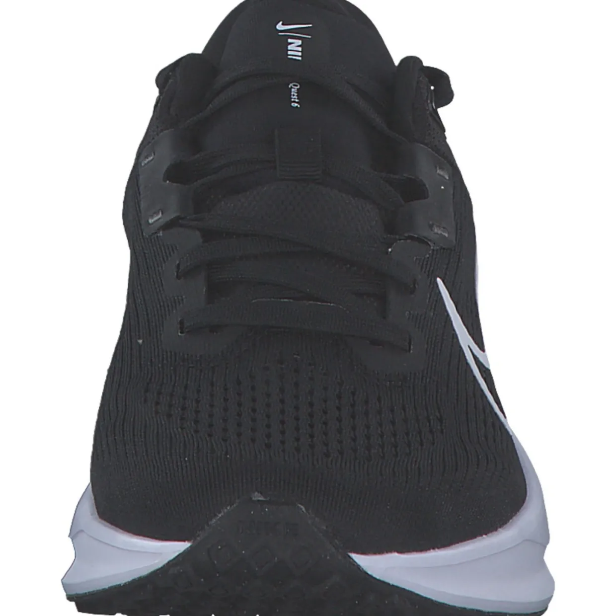 Nike Quest 6 FD6034, Schnürschuhe, Damen, black/white-iron grey