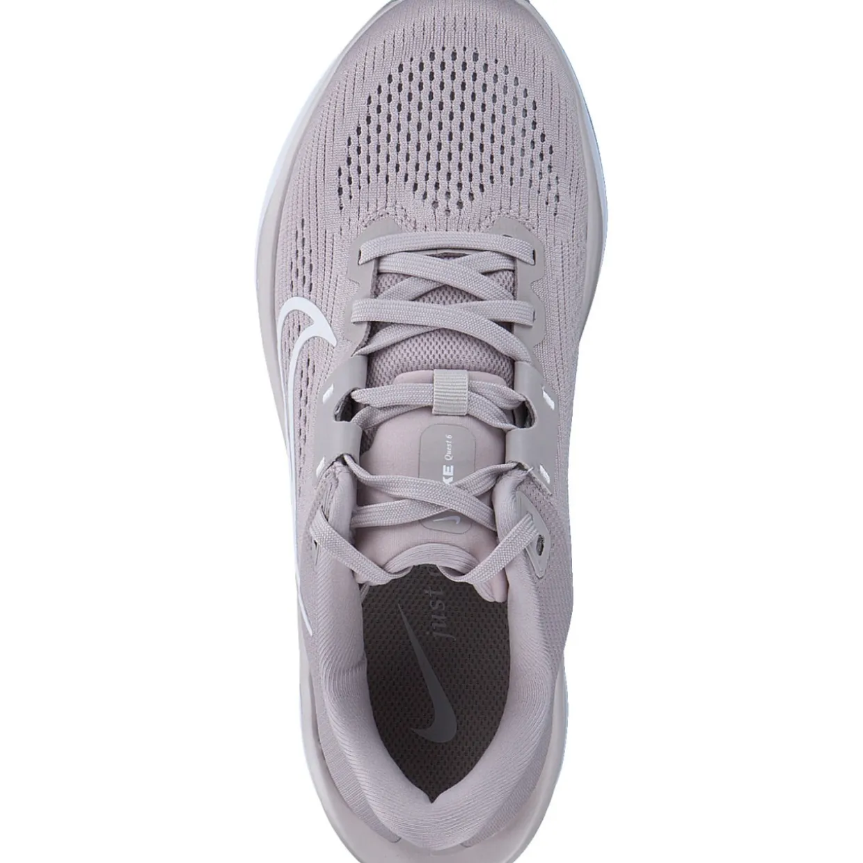 Nike Quest 6 FD6034, Schnürschuhe, Damen, platinum violet/white-wolf gre