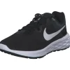 Nike Revolution 6 DC3729, Sneakers Low, Damen, black/white