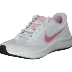 Nike Star Runner 3 DQ0662, Sportschuhe, Damen, summit white/pink gaze-pink fo