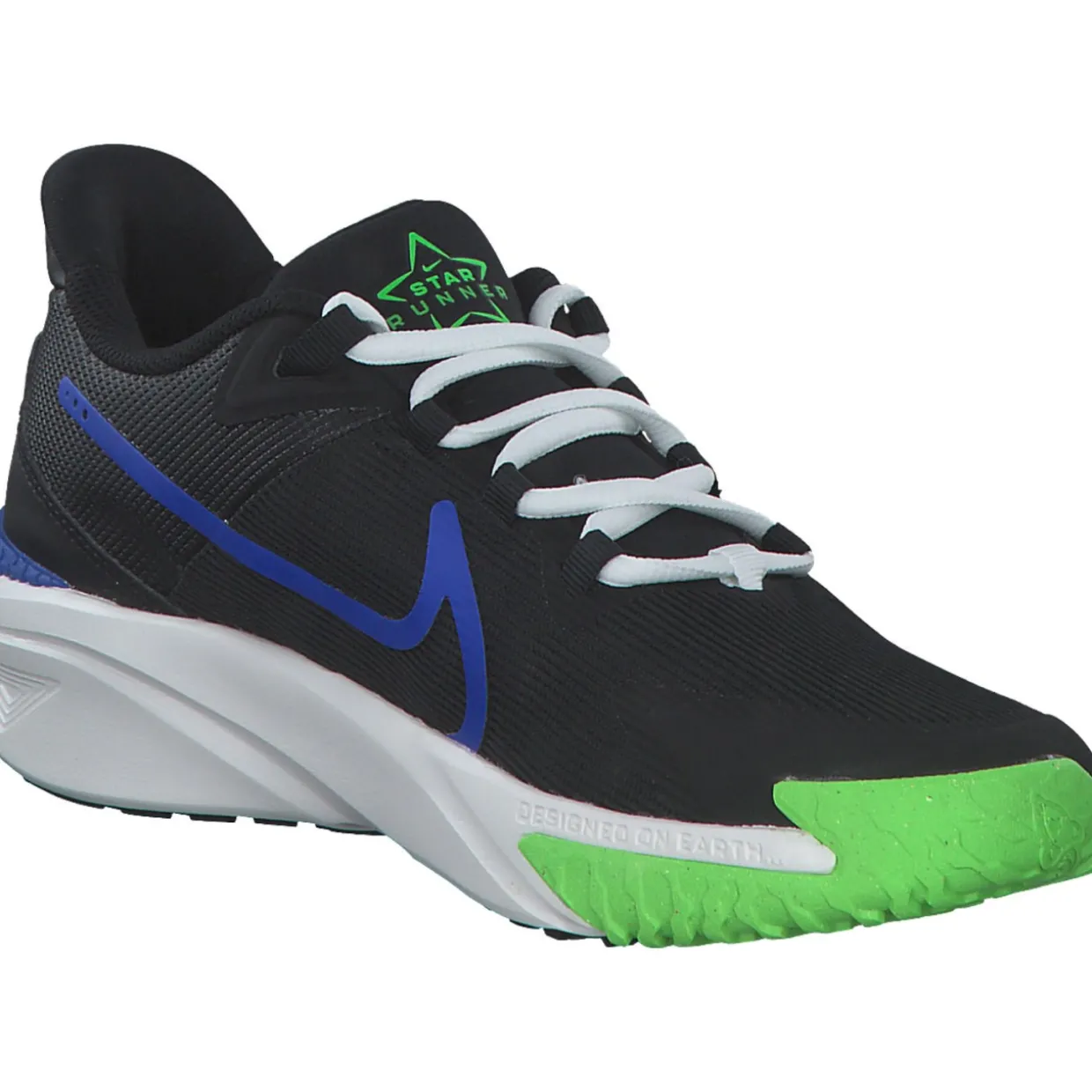 Nike Star Runner 4 DX7615, Sportschuhe, Kinder, Black/racer blue-summit white