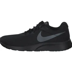 Nike Tanjun Refine DR4495, Sneakers, Damen, black/cool grey-volt-flat pewt