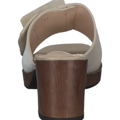 Noa Harmon 9236, Plateau-Pantoletten, Damen, Weiß (Weiß/Beige)