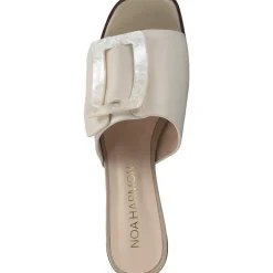 Noa Harmon 9236, Plateau-Pantoletten, Damen, Weiß (Weiß/Beige)