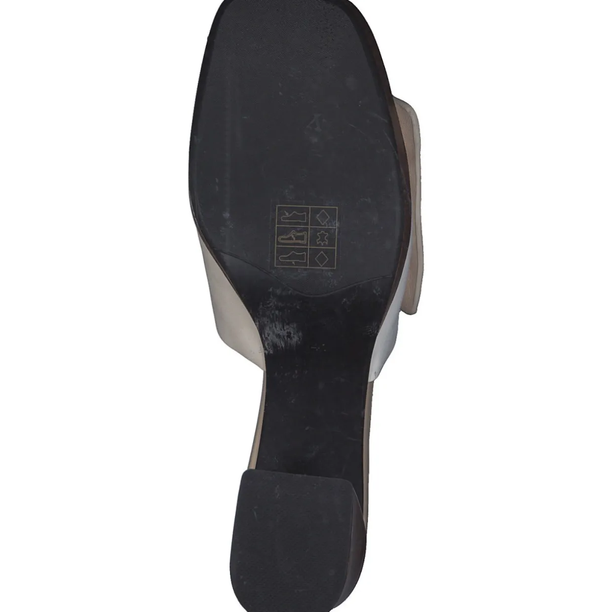 Noa Harmon 9236, Plateau-Pantoletten, Damen, Weiß (Weiß/Beige)