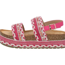 Palado Aifate by Sila Sahin , Plateau-Sandaletten, Damen, Pink