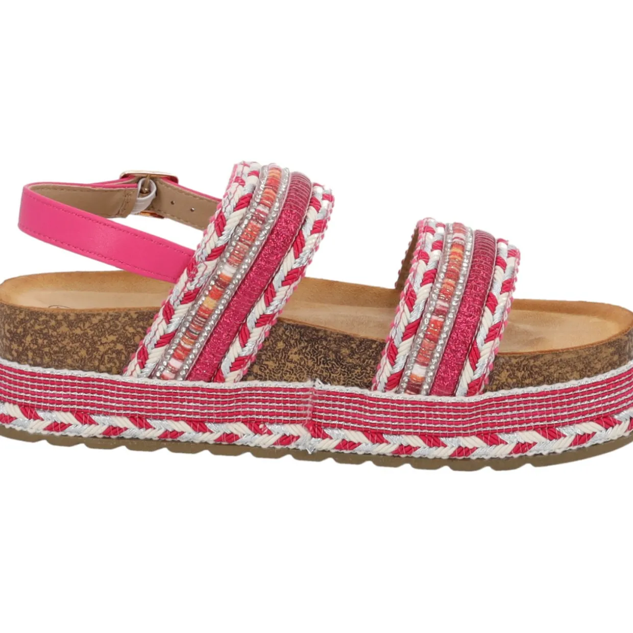 Palado Aifate by Sila Sahin , Plateau-Sandaletten, Damen, Pink