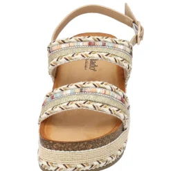 Palado Aifate by Sila Sahin , Plateau-Sandaletten, Damen, Gold