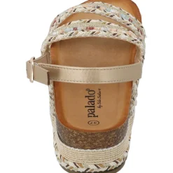 Palado Aifate by Sila Sahin , Plateau-Sandaletten, Damen, Gold