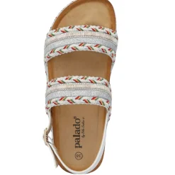 Palado Aifate by Sila Sahin , Plateau-Sandaletten, Damen, Silber