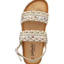 Palado Aifate by Sila Sahin , Plateau-Sandaletten, Damen, Gold