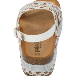 Palado Aifate by Sila Sahin , Plateau-Sandaletten, Damen, Silber