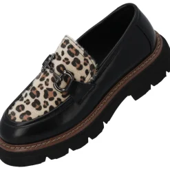 Palado Alyndra, Loafers, Damen, Schwarz/Leo Beige