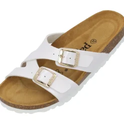 Palado Arrila, Pantoletten, Damen, Weiß Metallic