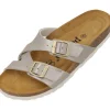 Palado Arrila, Pantoletten, Damen, Beige Metallic