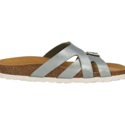 Palado Arrila, Pantoletten, Damen, Olive Metallic